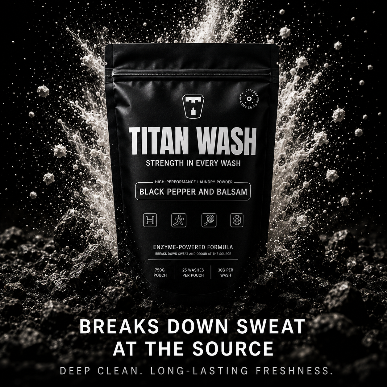 Titan Wash - Sports Laundry Detergent for Gym &amp; Activewear