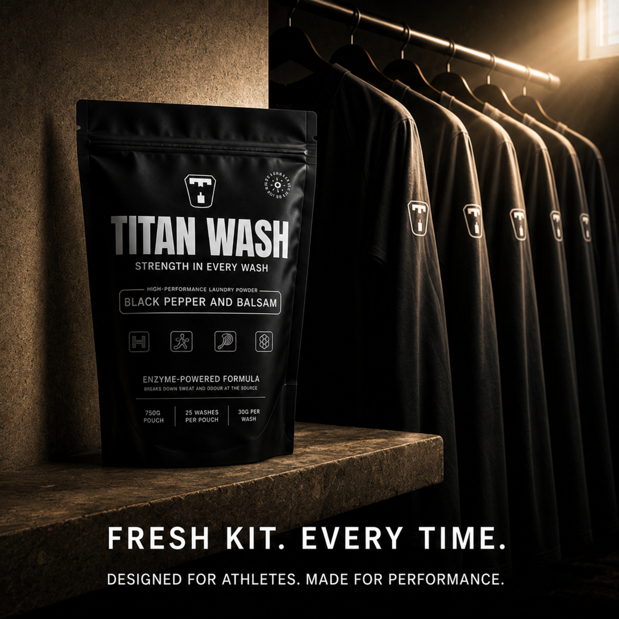 Titan Wash - Sports Laundry Detergent for Gym &amp; Activewear